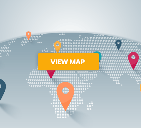 Map of SIXT rental desk at Glasgow Airport